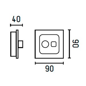 Regulador de parede do ventilador - Faro