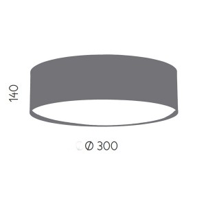 TAMB T1019/30 luz de teto