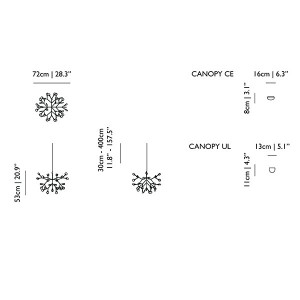 Heracleum II suspension - Moooi