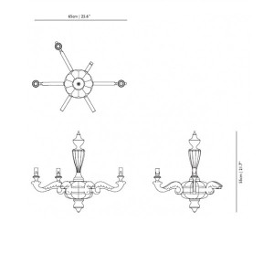 Smoke Chandelier suspension - Moooi