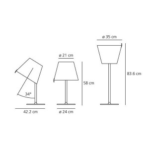 Melampo sobremesa - Artemide