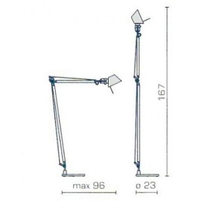 Piso LED Tolomeo Lettura - Artemide