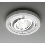 Deckeneinbau. Downlight-Ringe für Spiegel und Küche