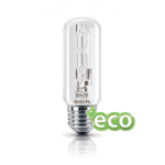 Eco halogen E14 and E27 Tubular bulb 