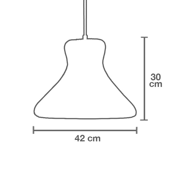 Tom Rossau TR22 suspension lamp dimensions
