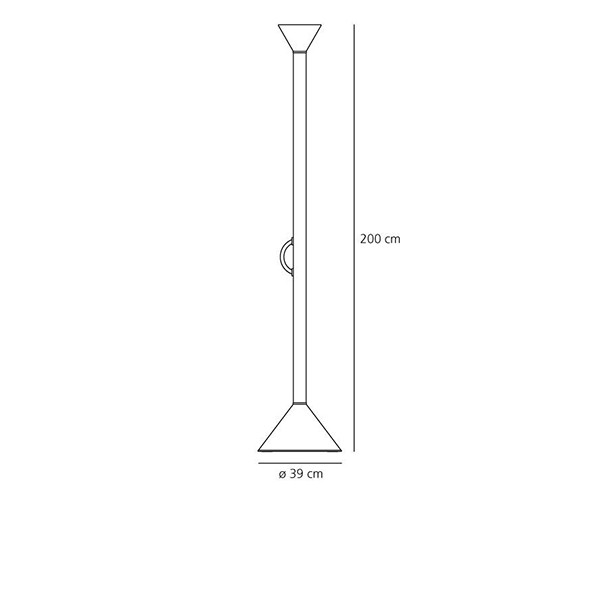 Medidas Callimaco pie de Artemide